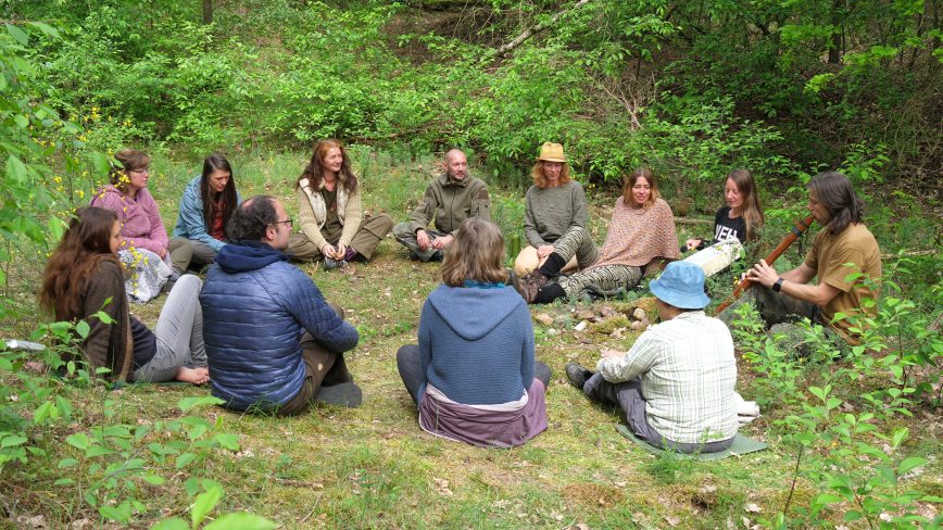 Schamanische Heilarbeit im Wald